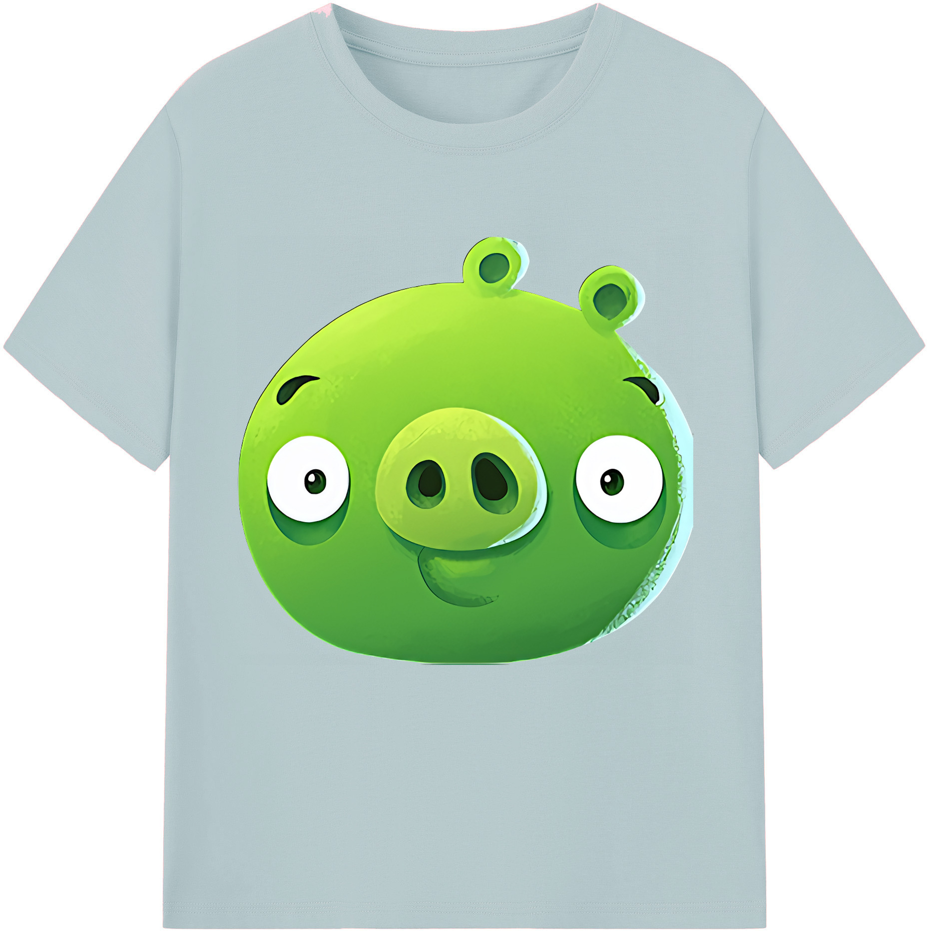 （画像用） Angry Birds アングリーバード 綿100％半袖Tシャツ（フロントプリント）